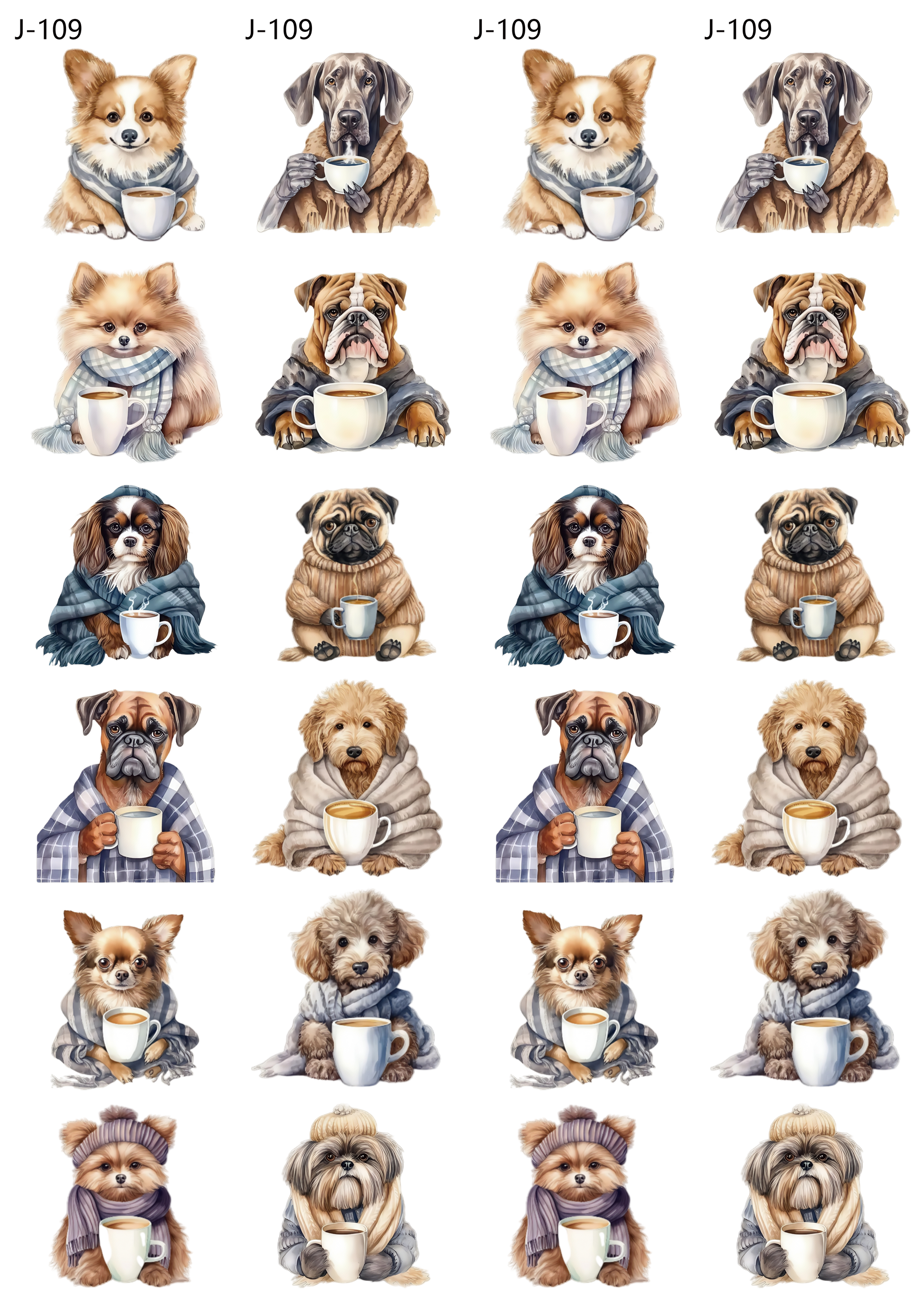 A109 embossed sticker