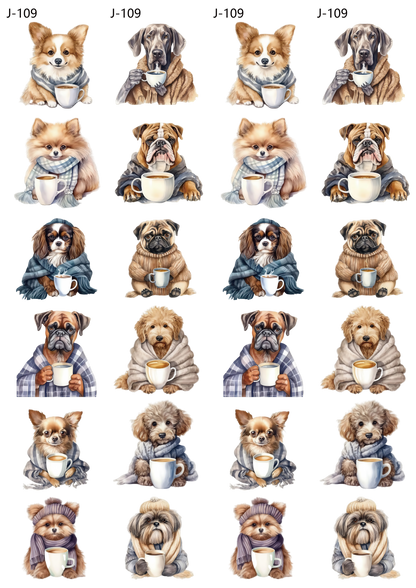 A109 embossed sticker