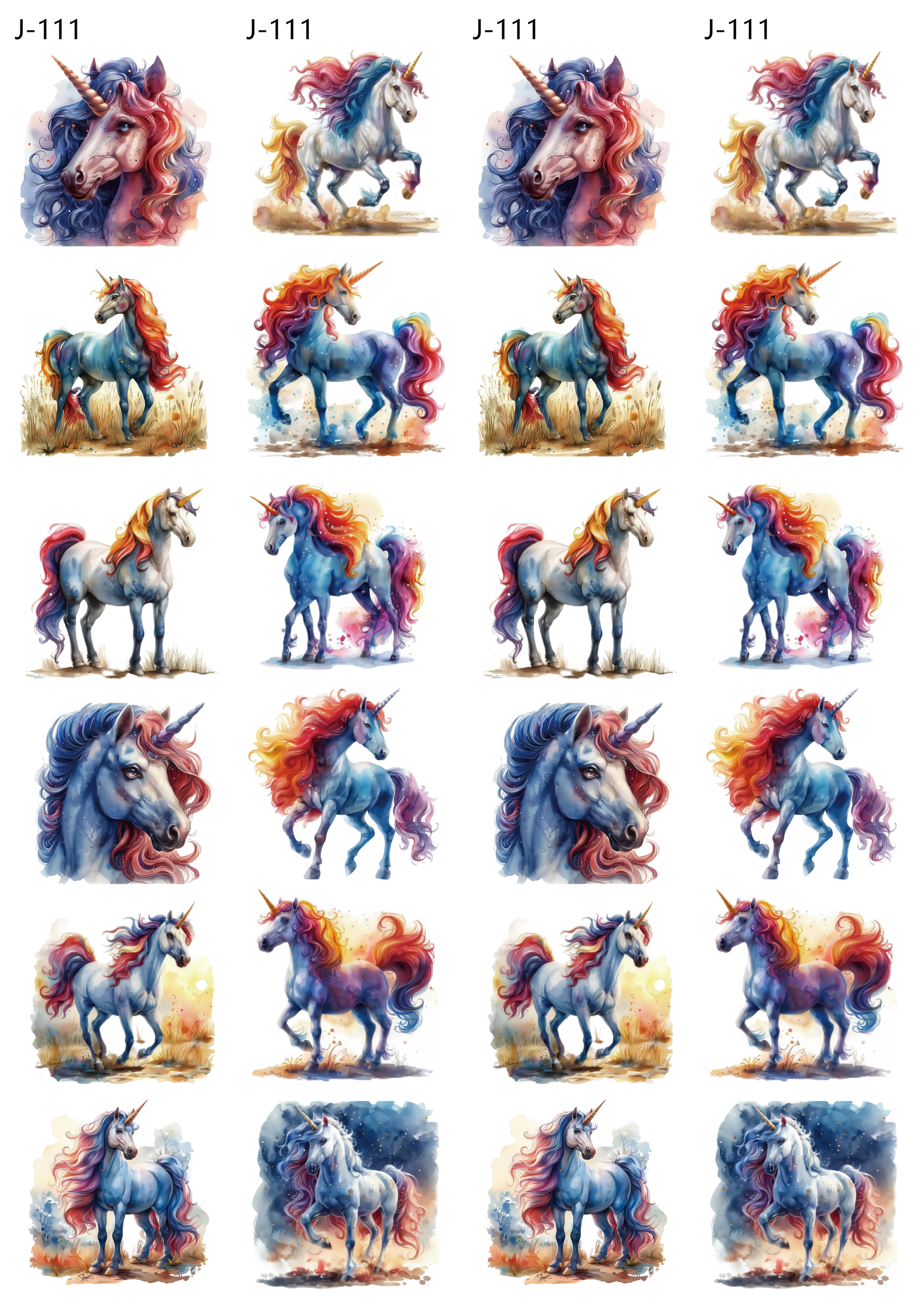 A111 embossed sticker