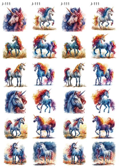 A111 embossed sticker