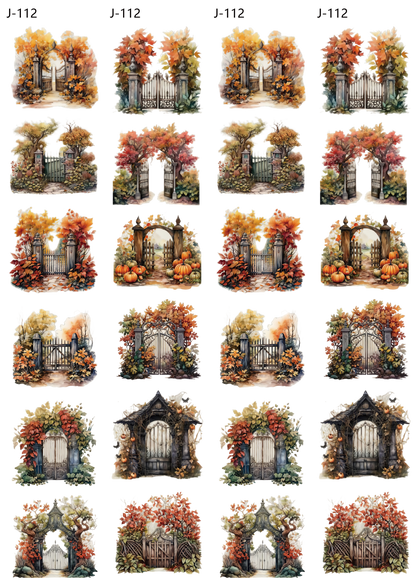 A112 embossed sticker