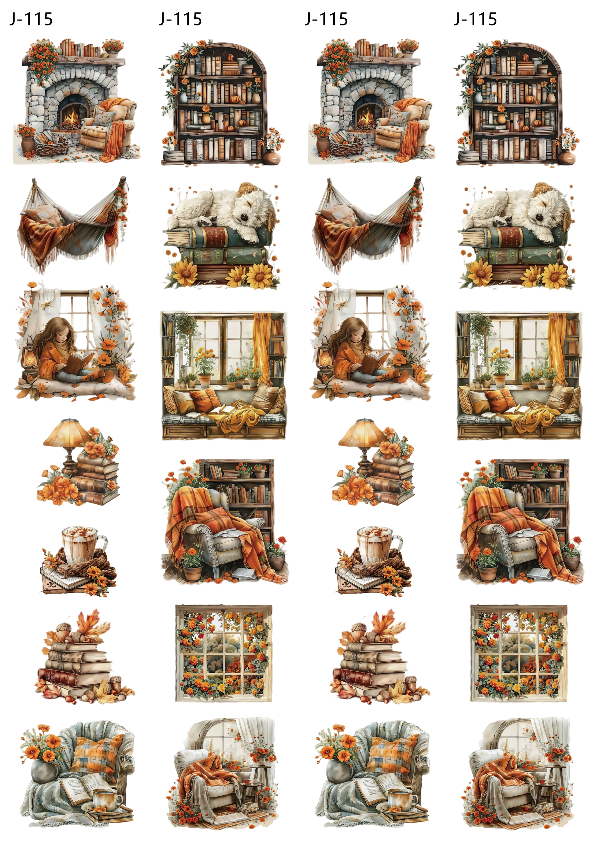 A115 embossed sticker