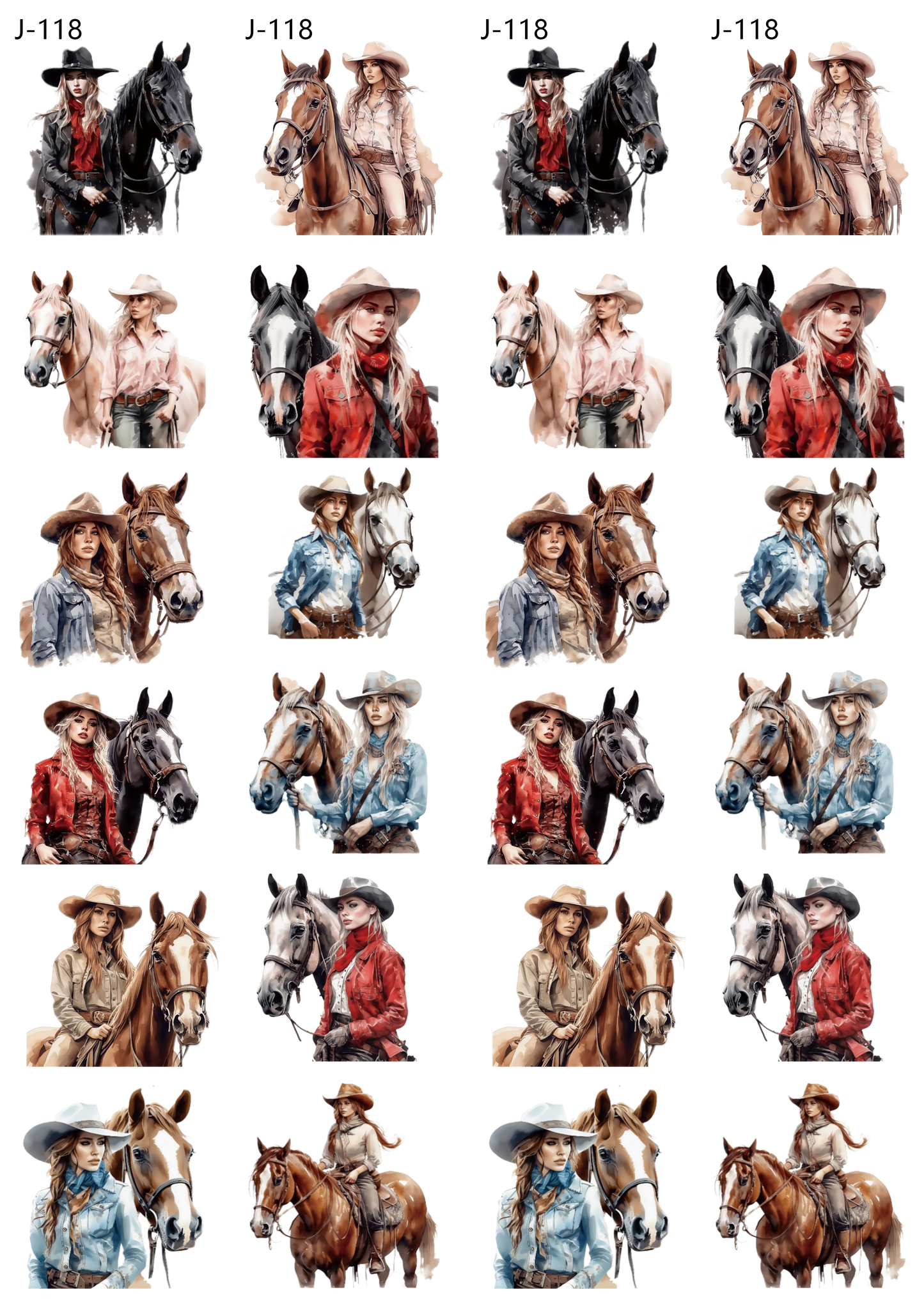 A118 embossed sticker