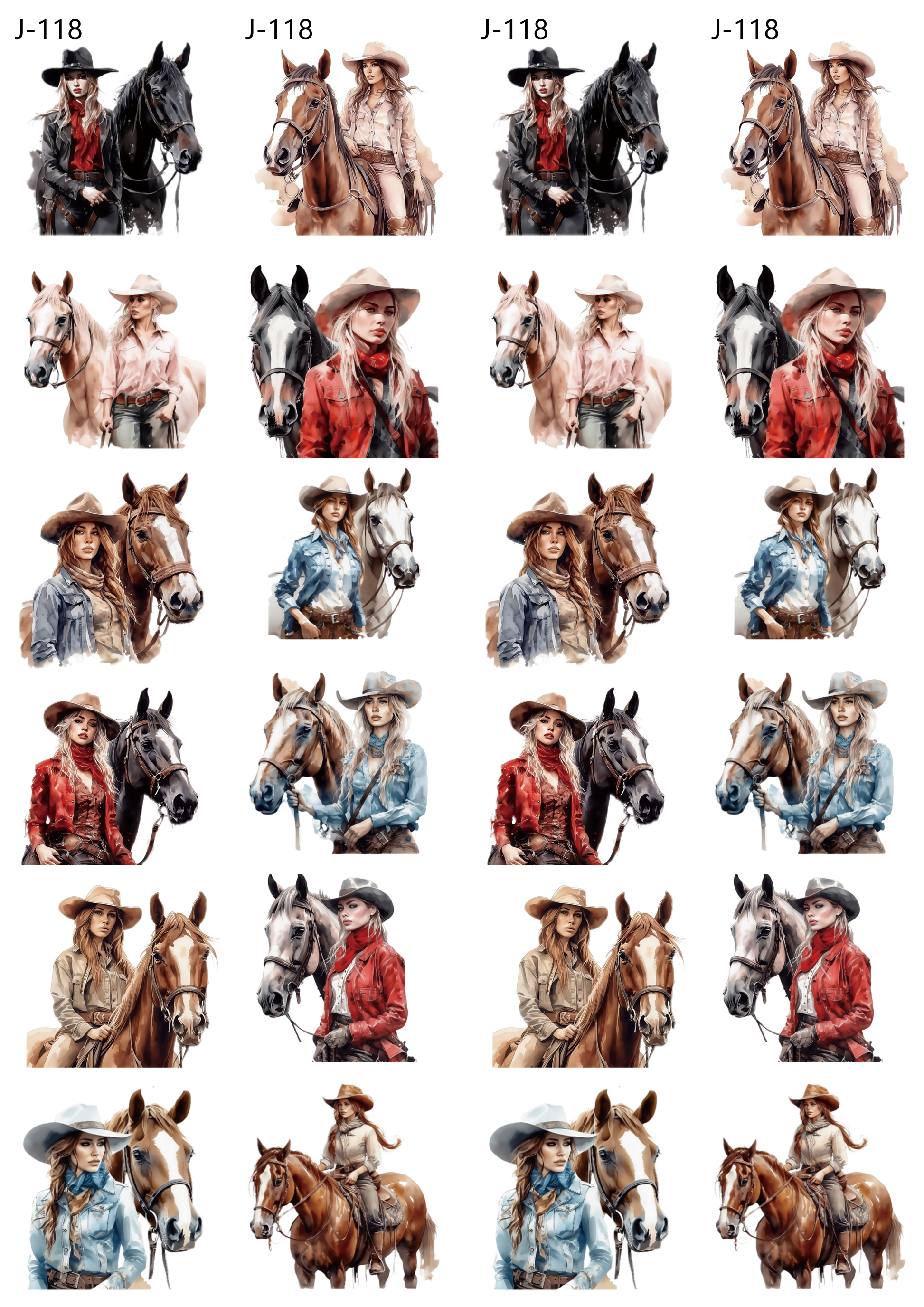 A118 embossed sticker