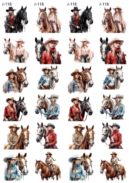 A118 embossed sticker