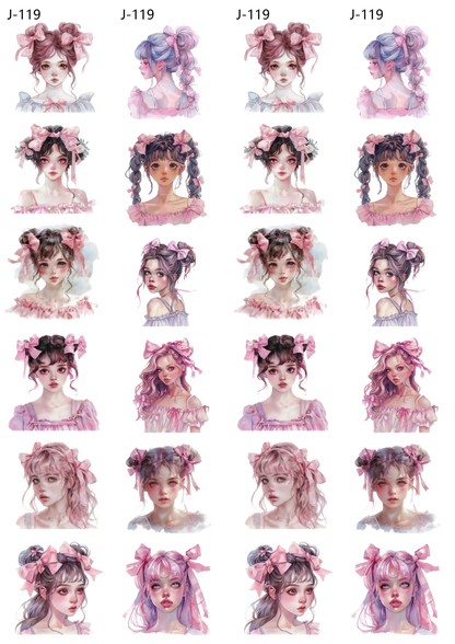 A119 embossed sticker