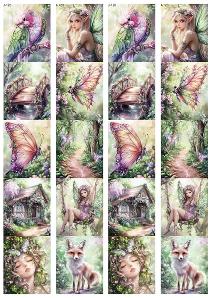 A120 embossed sticker