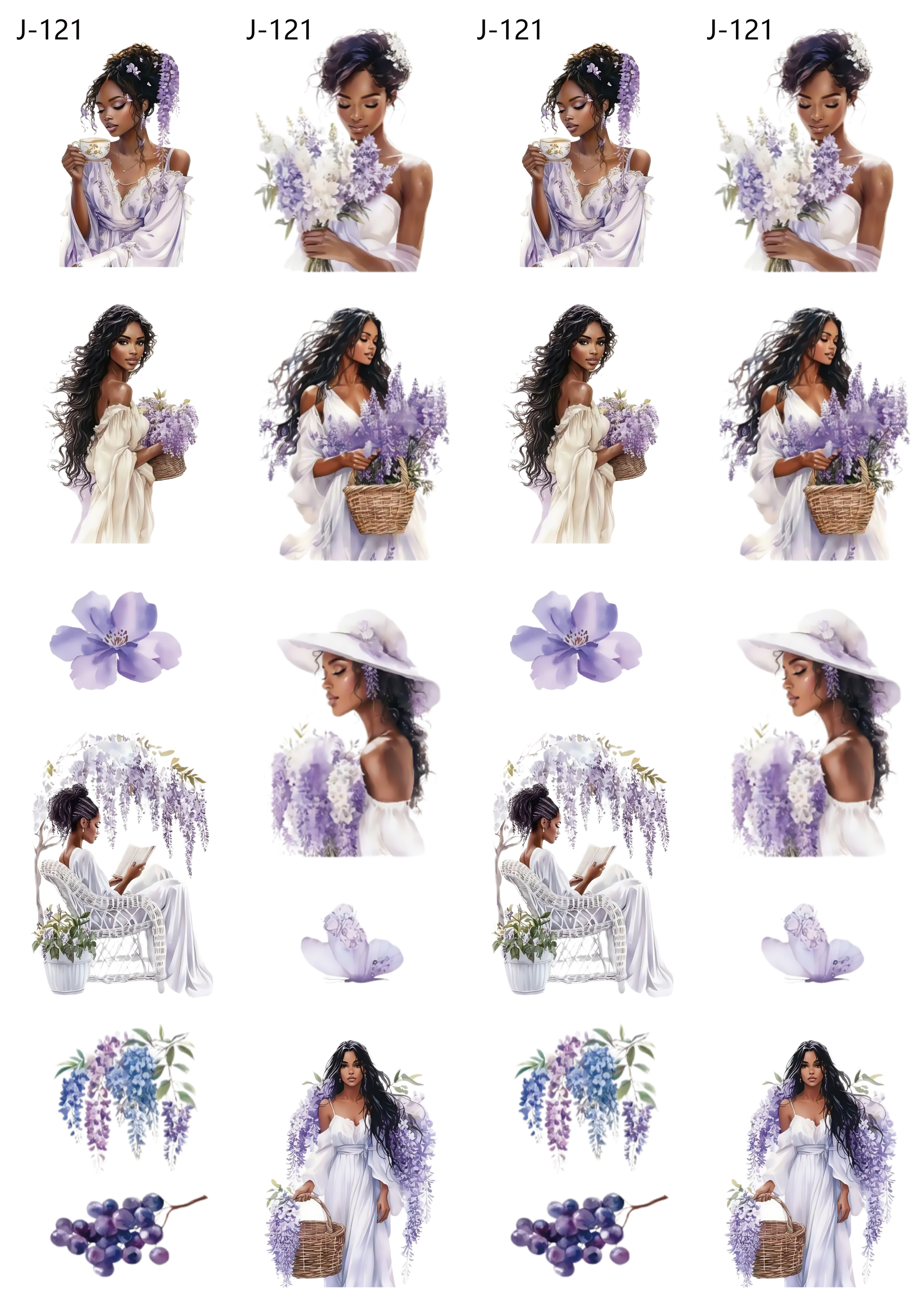 A121 embossed sticker