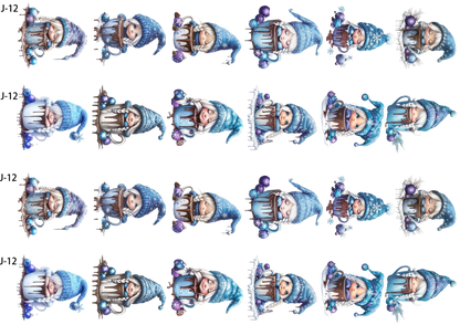 A12 embossed sticker