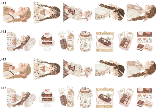 A13 embossed sticker