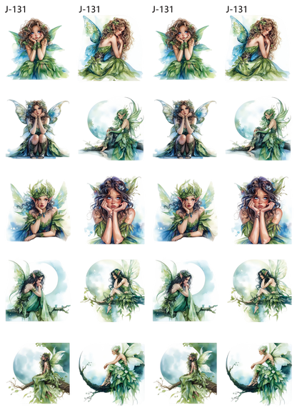 A131 embossed sticker