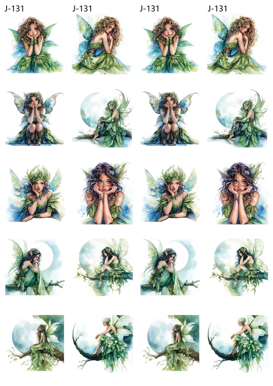 A131 embossed sticker