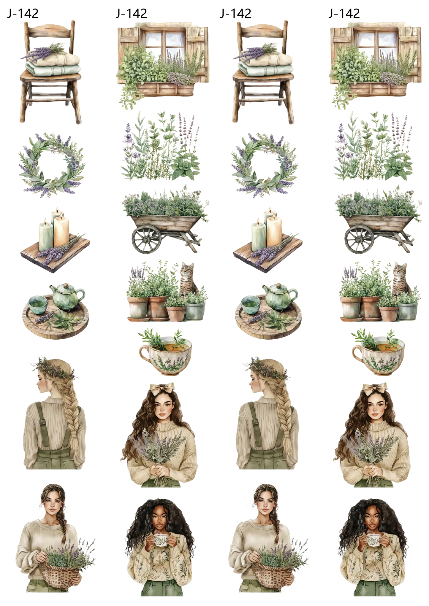 A142 embossed sticker