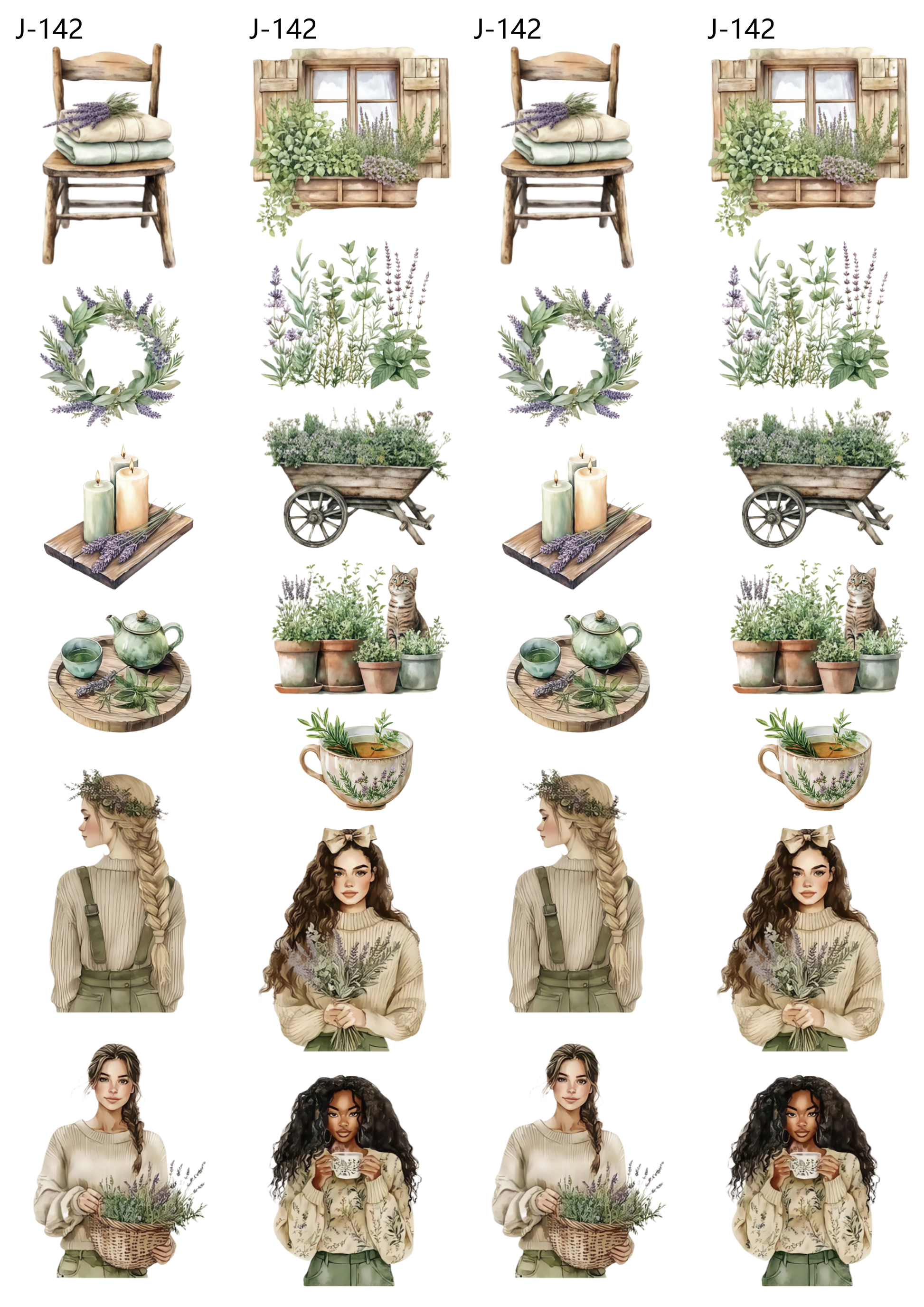 A142 embossed sticker