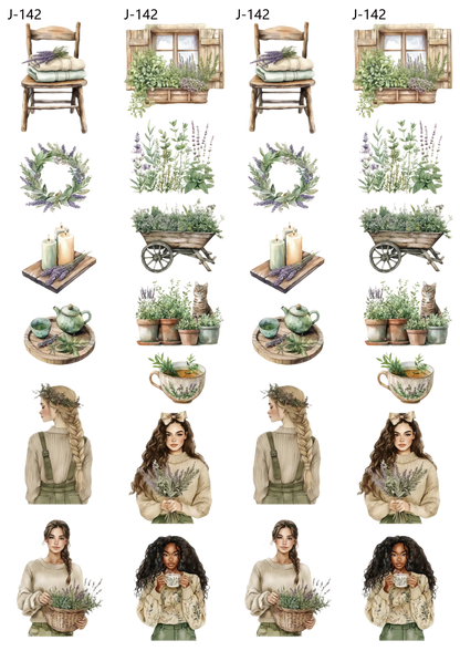 A142 embossed sticker