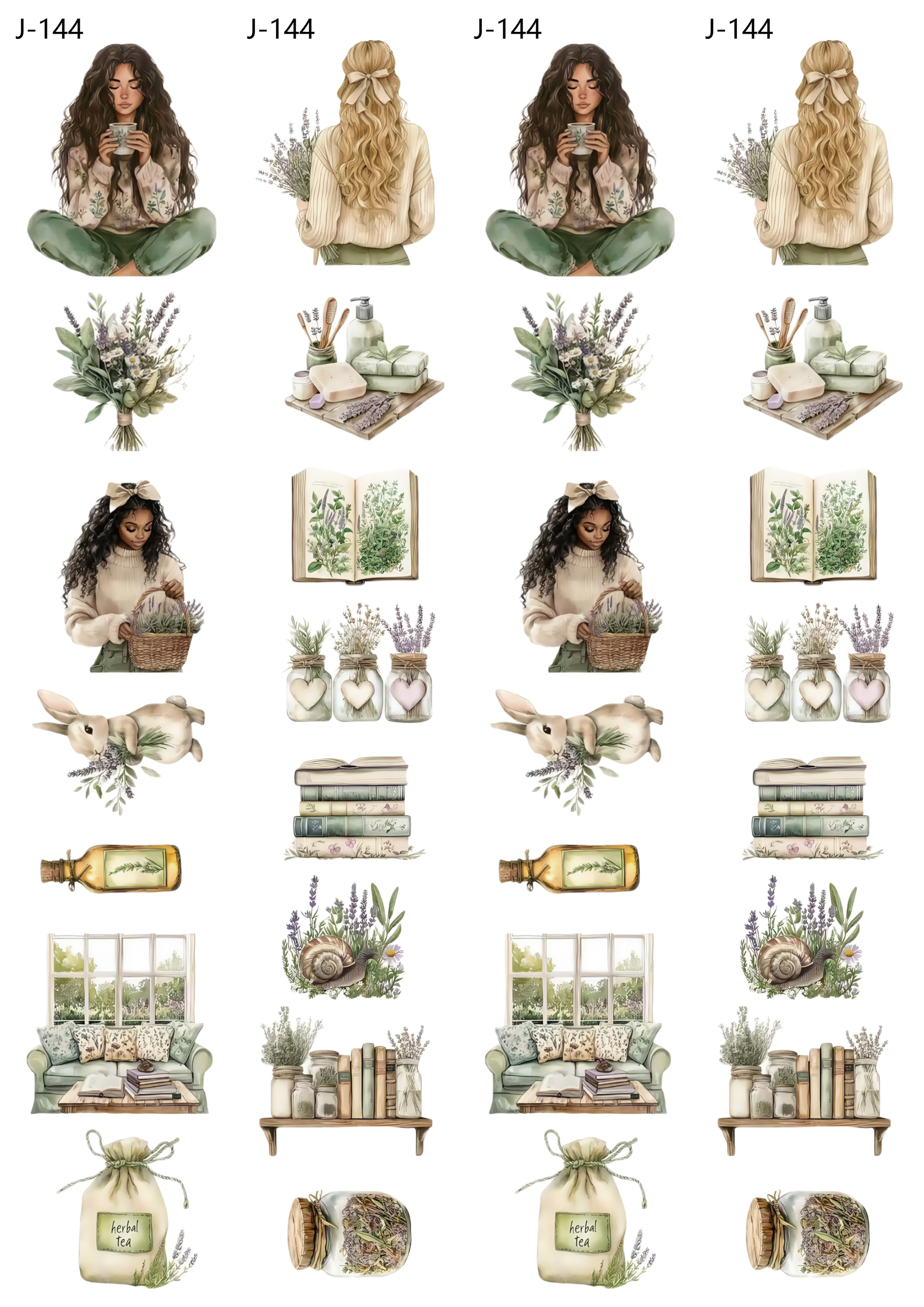 A144 embossed sticker