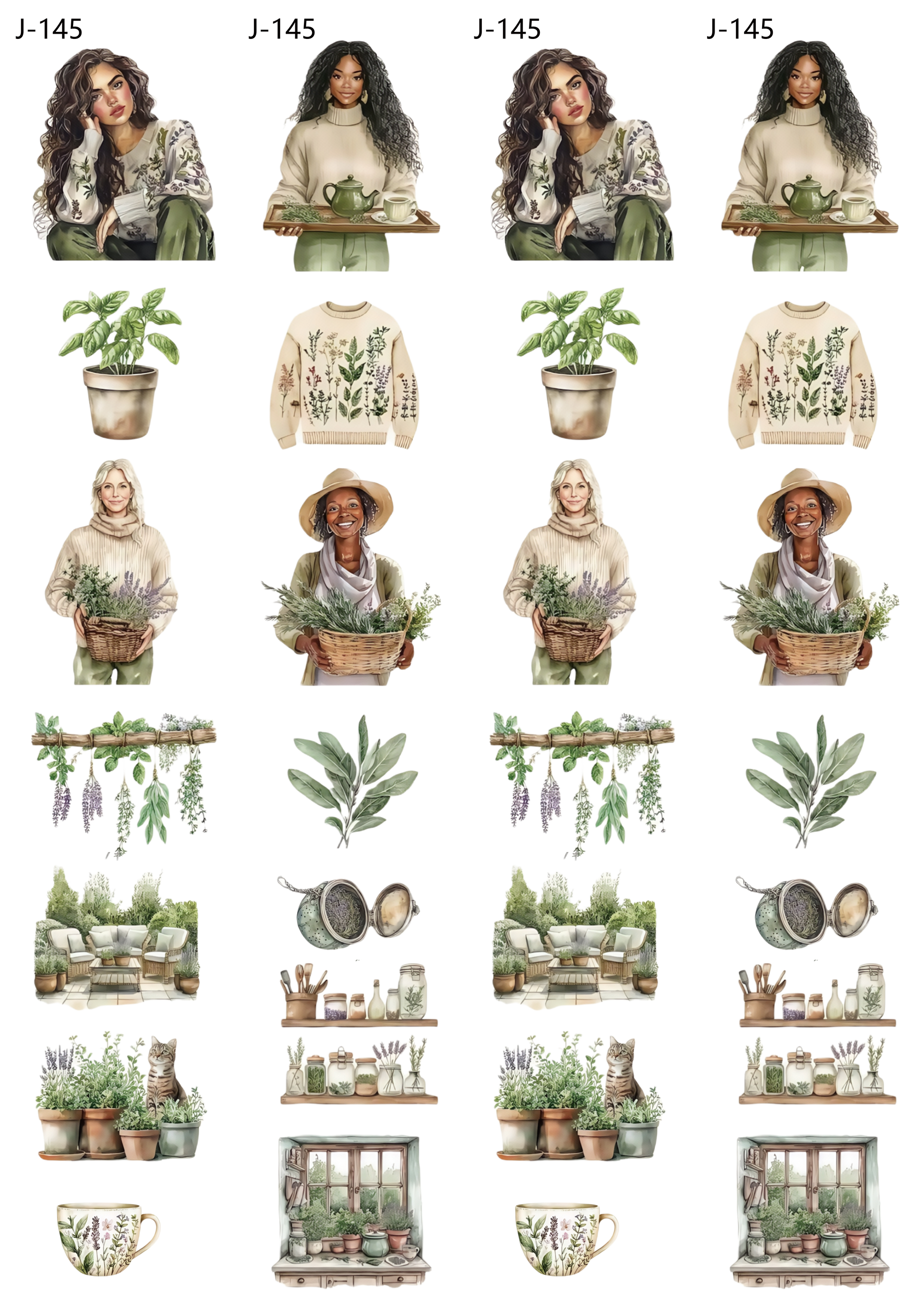 A145 embossed sticker