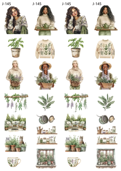 A145 embossed sticker