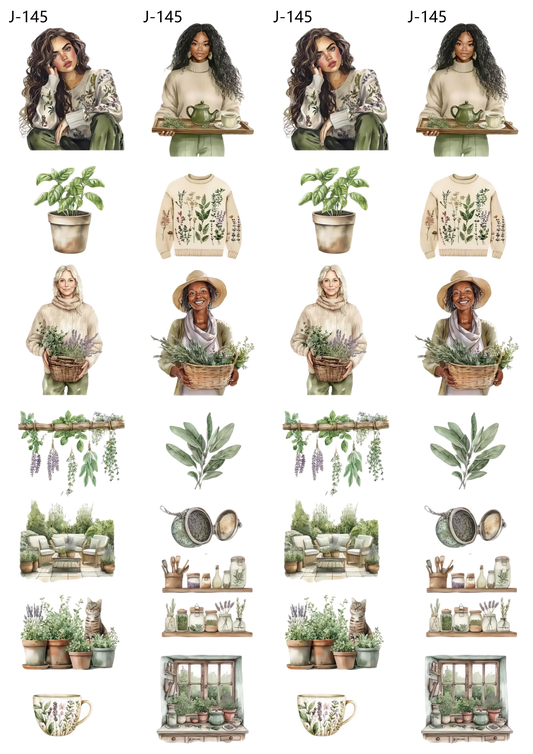 A145 embossed sticker