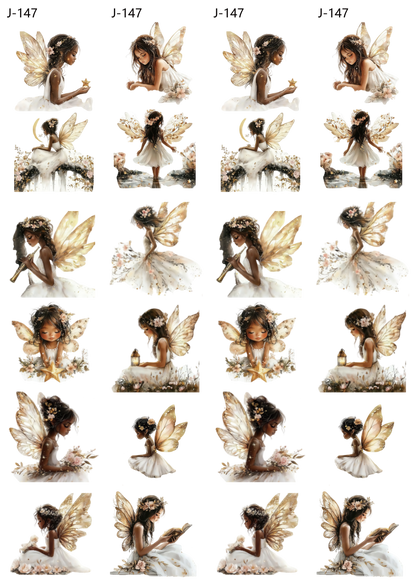 A147 embossed sticker