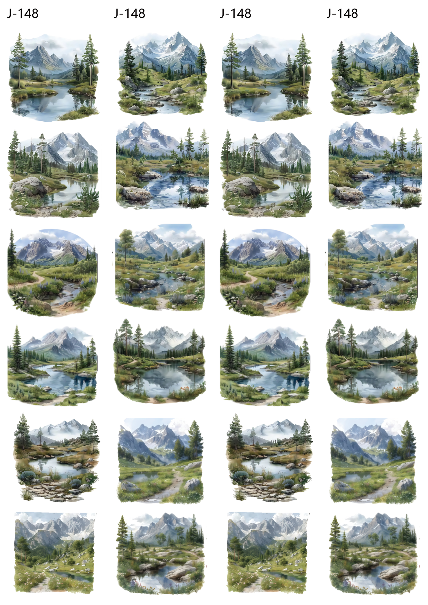 A148 embossed sticker