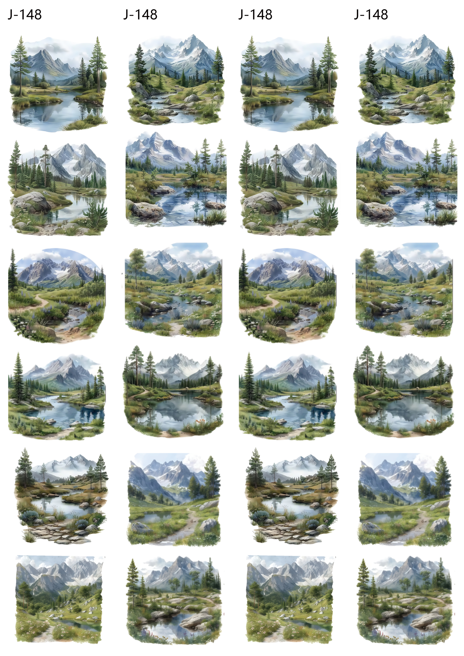 A148 embossed sticker