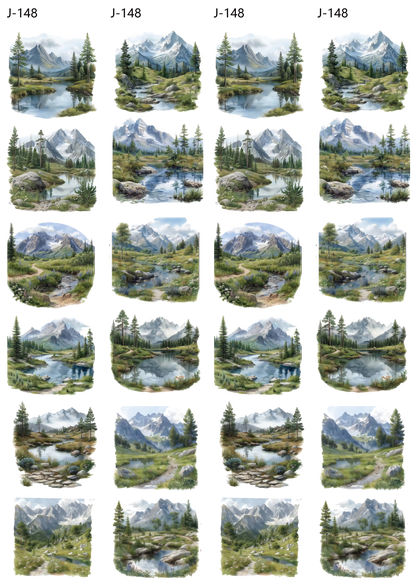 A148 embossed sticker