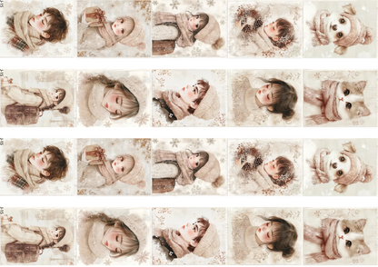 A15 embossed sticker