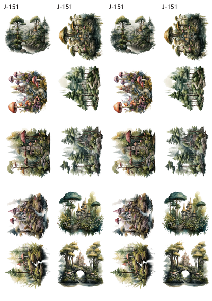 A151 embossed sticker