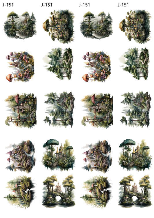 A151 embossed sticker