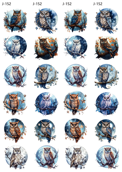 A152 embossed sticker