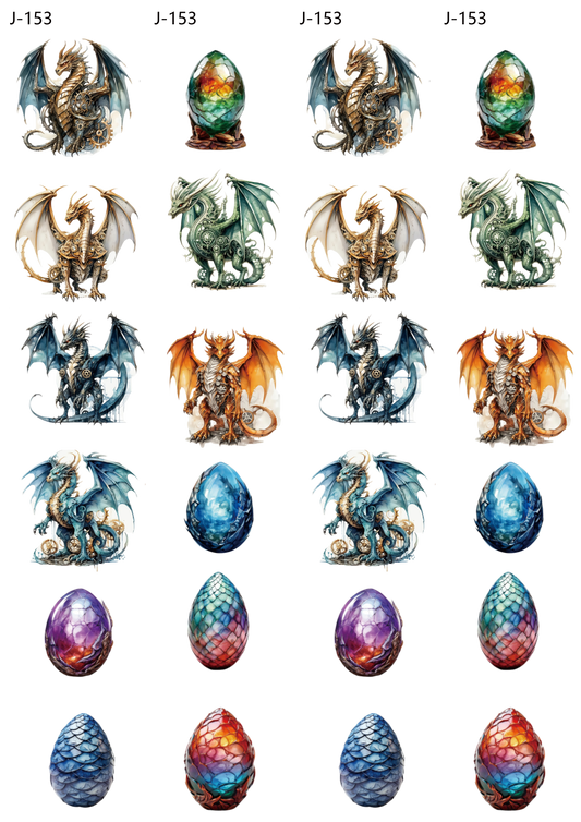 A153 embossed sticker