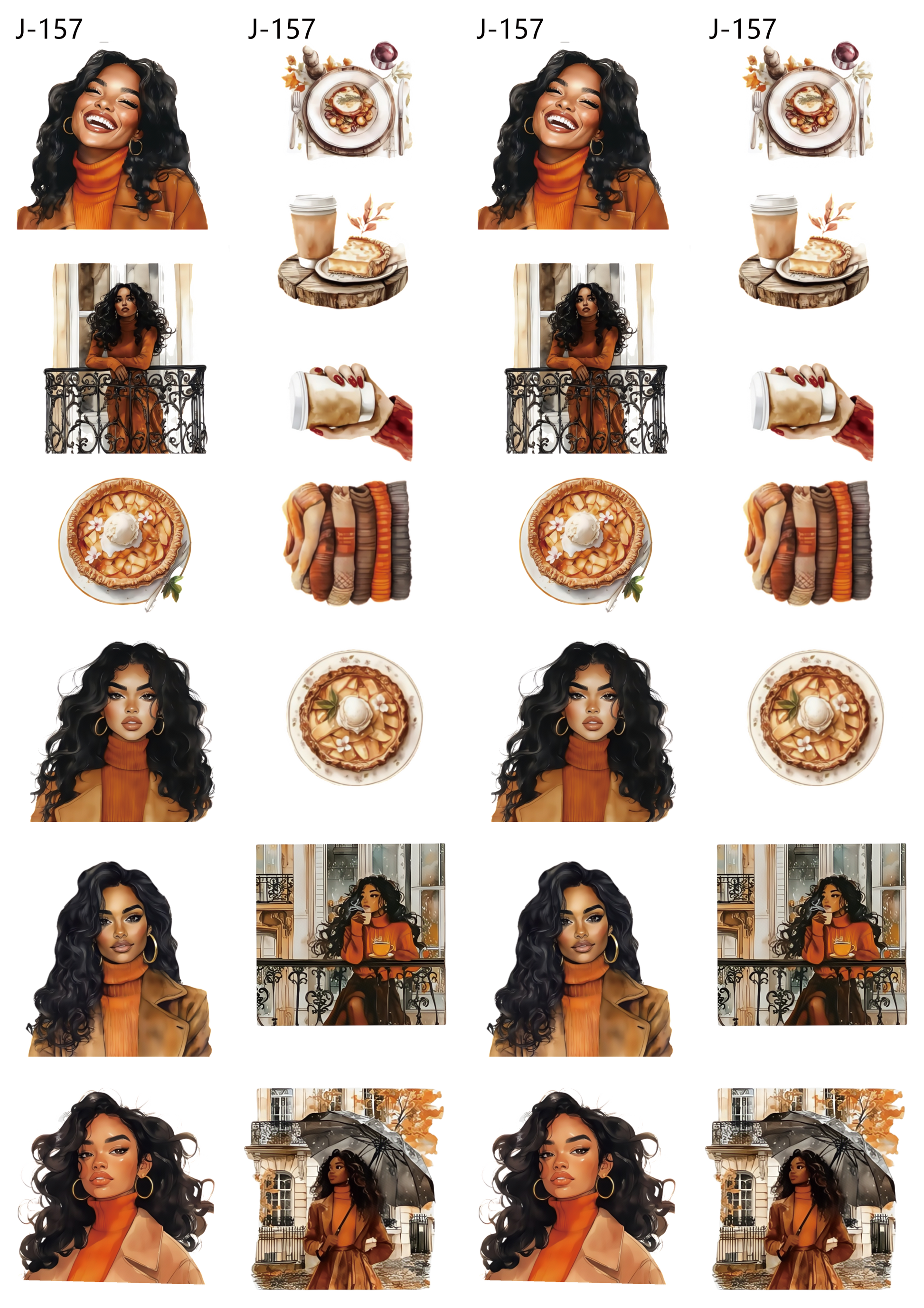 A157 embossed sticker