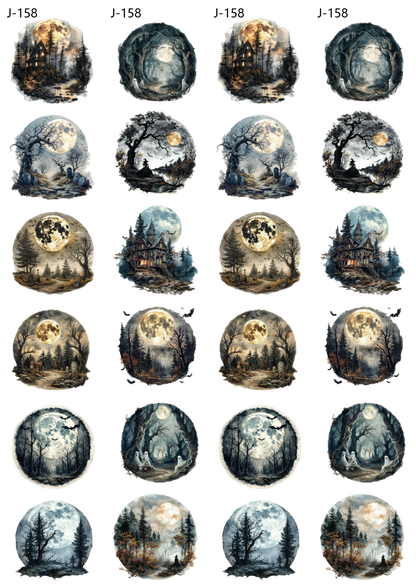 A158 embossed sticker