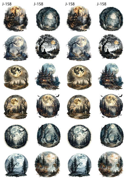 A158 embossed sticker