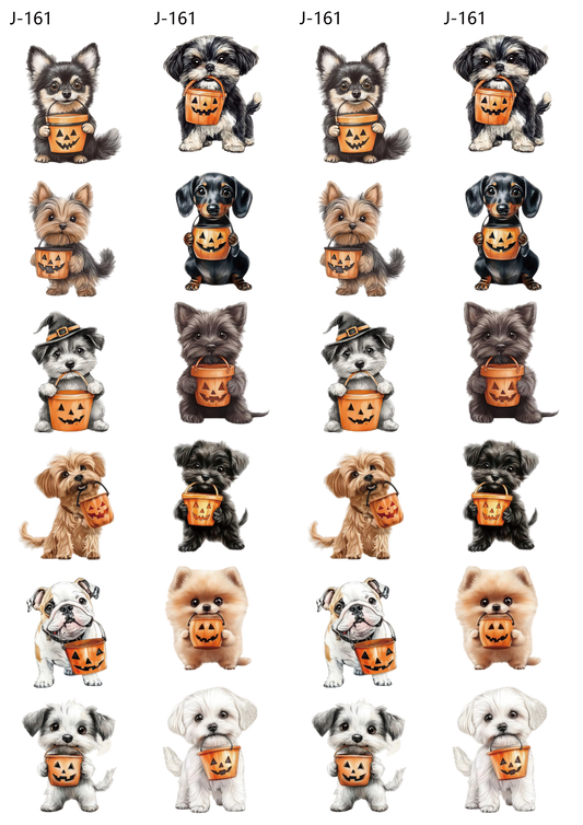 A161 embossed sticker