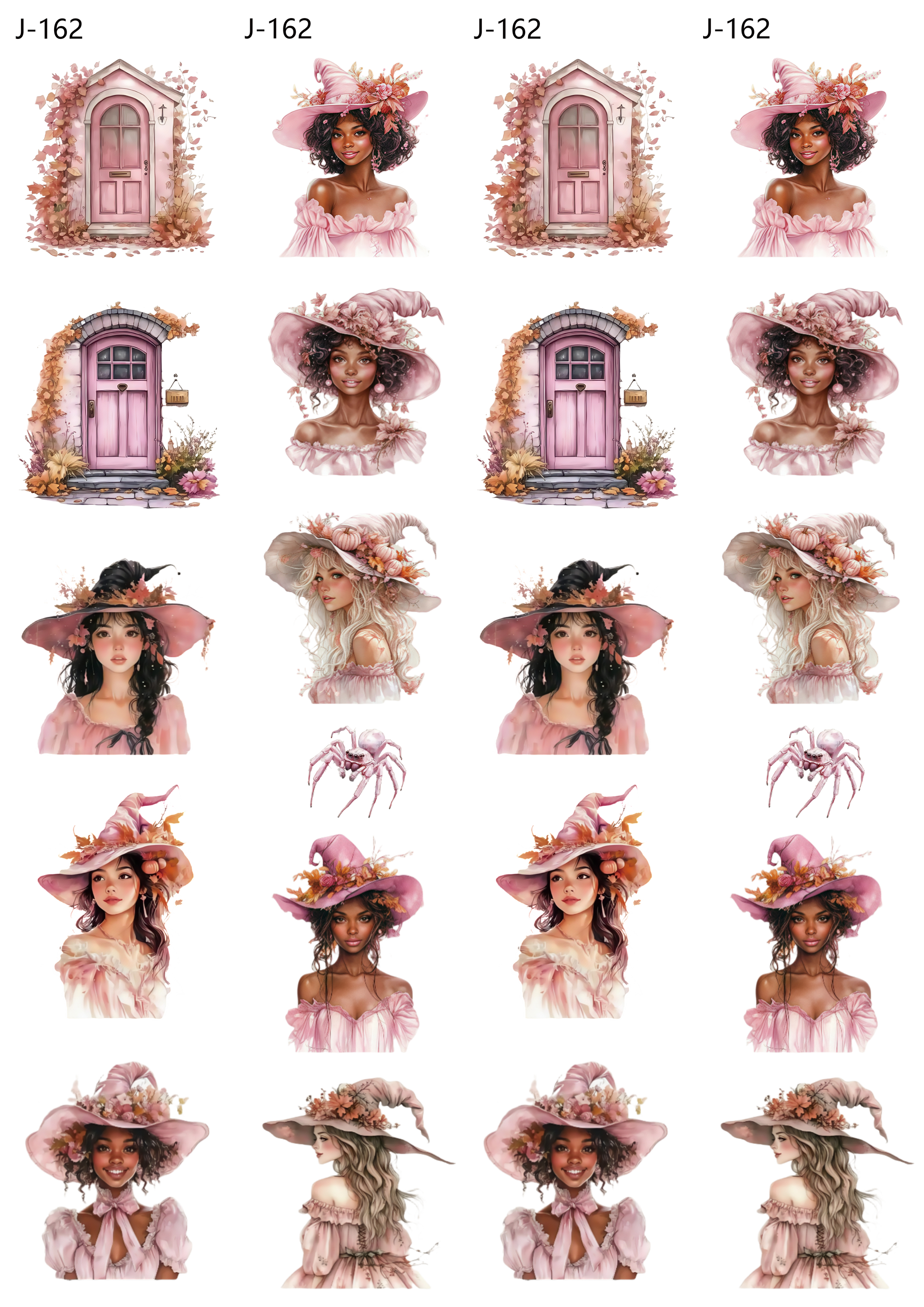 A162 embossed sticker