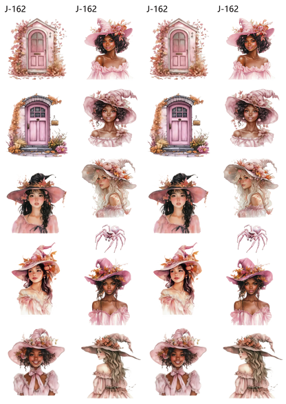 A162 embossed sticker