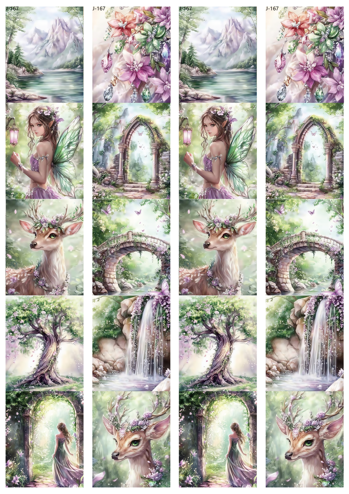 A167 embossed sticker