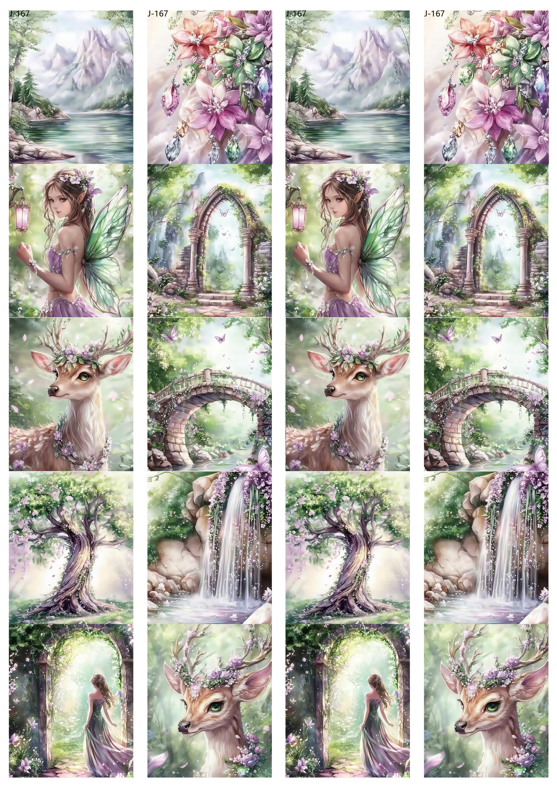 A167 embossed sticker