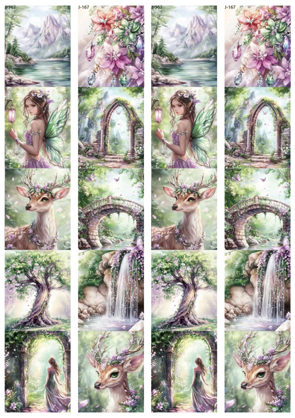 A167 embossed sticker