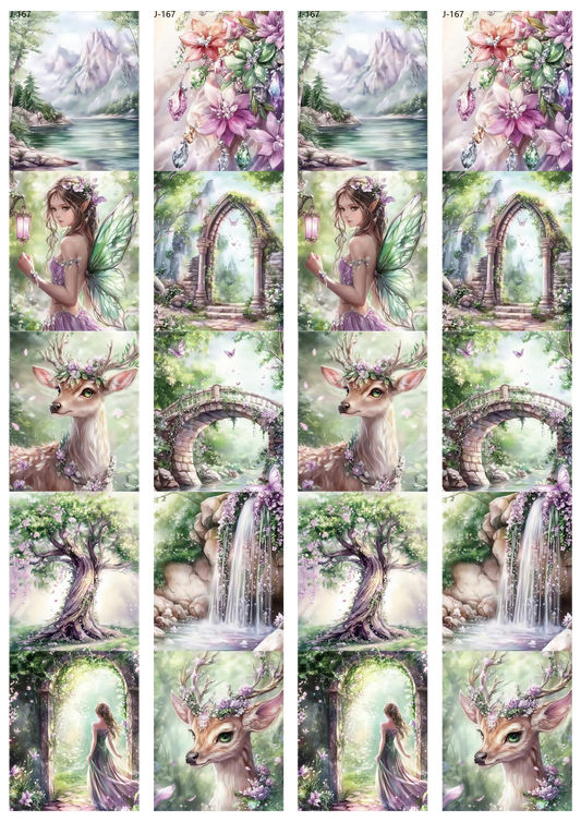 A167 embossed sticker