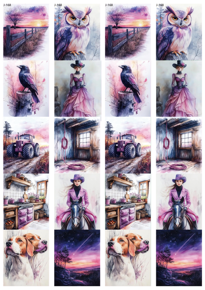 A168 embossed sticker