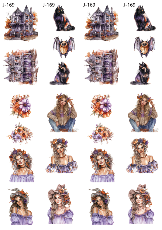 A169 embossed sticker