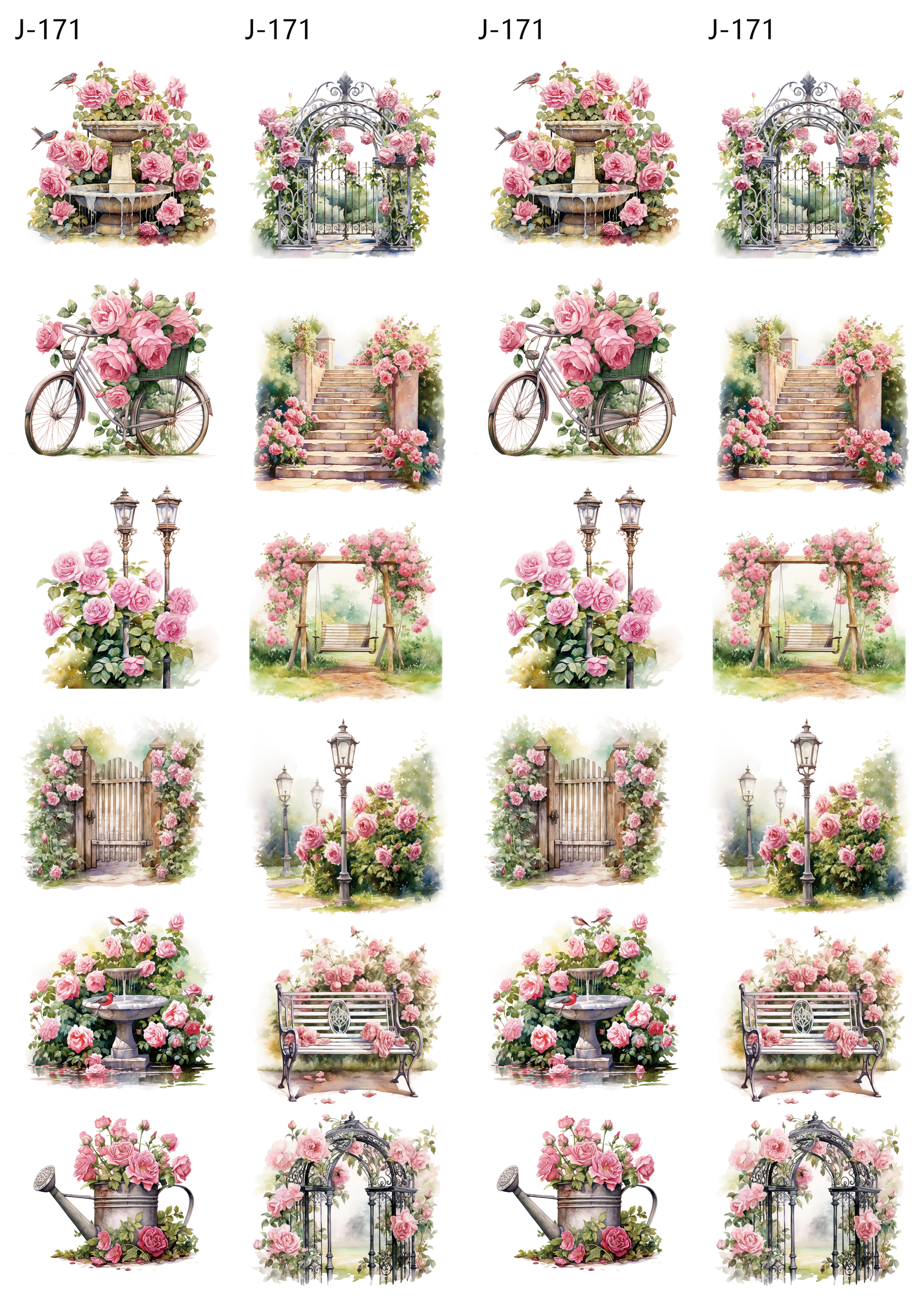 A171 embossed sticker