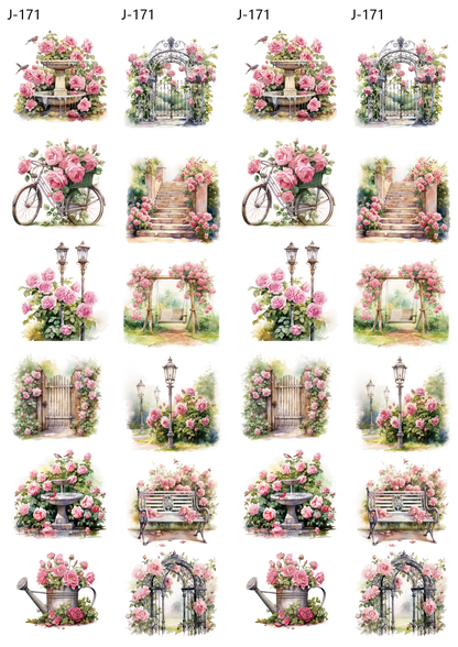 A171 embossed sticker