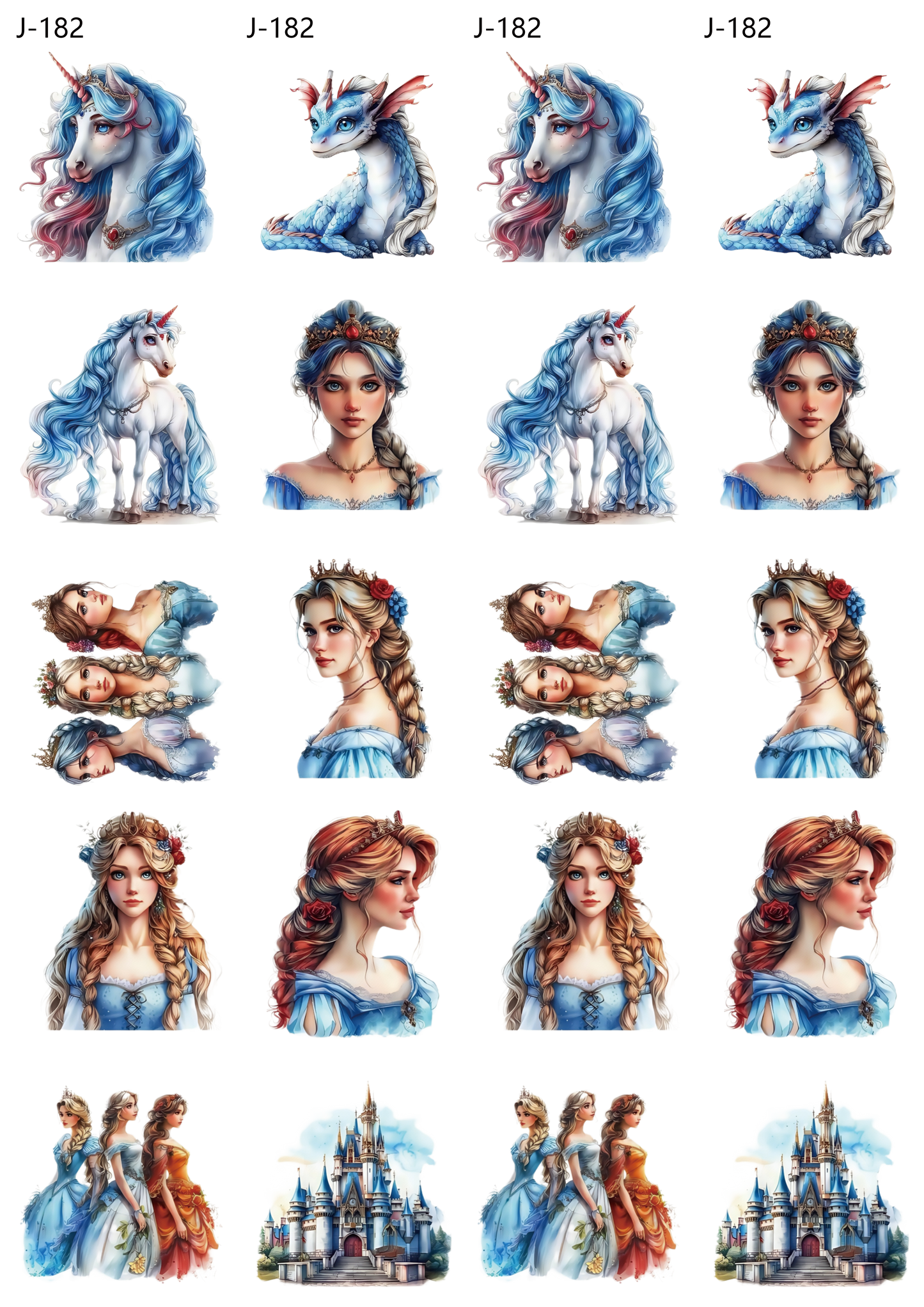 A182 embossed sticker