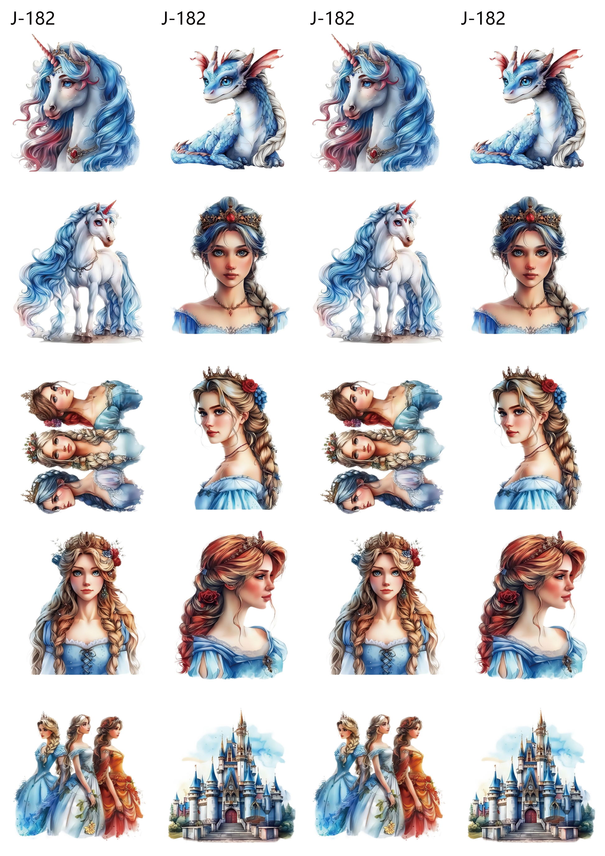 A182 embossed sticker