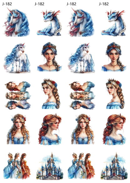 A182 embossed sticker