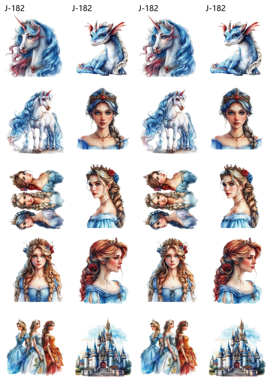 A182 embossed sticker